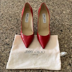 Jimmy choo red pumps